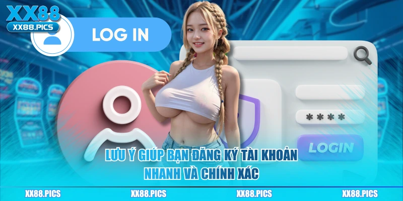 Lưu ý giúp bạn đăng ký tài khoản nhanh và chính xác